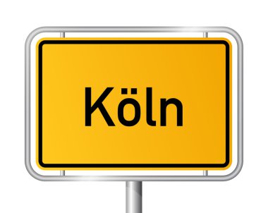 City limit sign COLOGNE - KÖLN - Germany