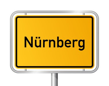 City limit sign NUREMBERG - NÜRNBERG - Germany