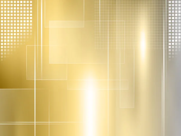 抽象的なゴールドの背景 - 黄金の金属のテクスチャ — ストックベクタ