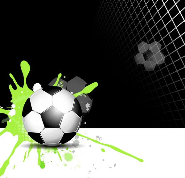 Fondo balón de fútbol — Vector de stock