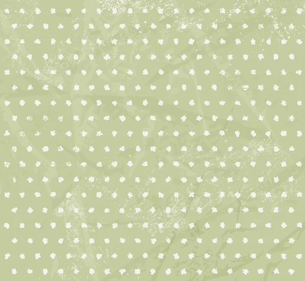 녹색 폴카 도트 패턴 — 스톡 벡터