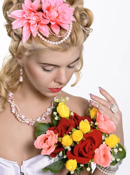 Portrait of the elegant woman — Stock Photo, Image