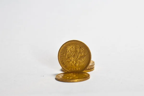 Fem gyllene rubel för bil nikolaj — Stockfoto