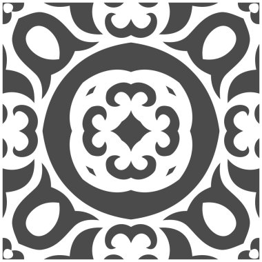 soyut seamless modeli mehndi tarzı