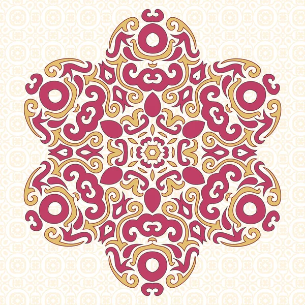 Abstract Vector Ornament in Tribal Style — Stock Vector