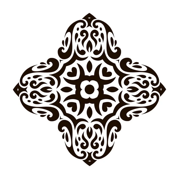 Abstract vector sieraad in tribal stijl — Stockvector