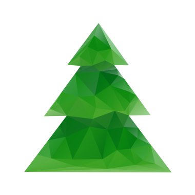 soyut geometrik Noel vektör arka plan