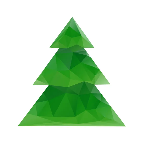 抽象的な幾何学的なクリスマスのベクトルの背景 — ストックベクタ