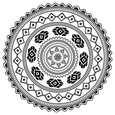  Aztek beyaz zemin üzerine işaret.