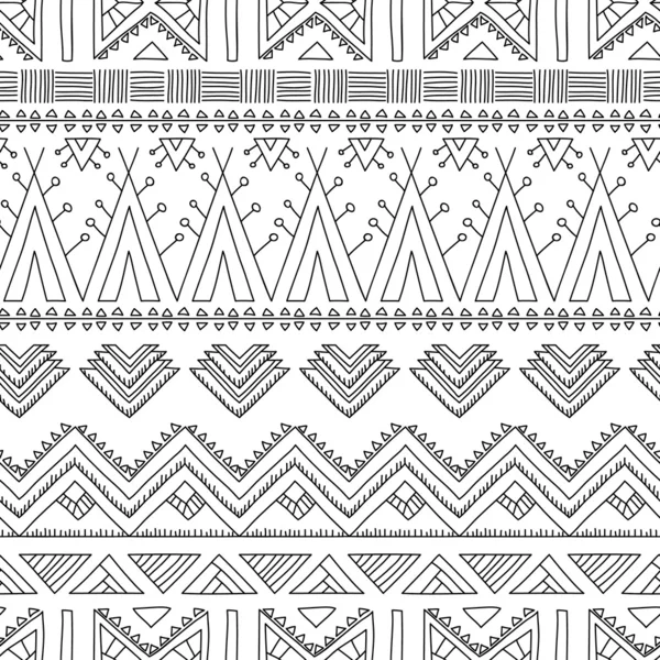 Etnische sier textiel naadloze patroon — Stockvector