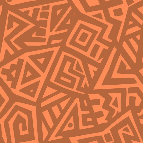 Soyut vektör Dikişsiz desen Etnik tarzda