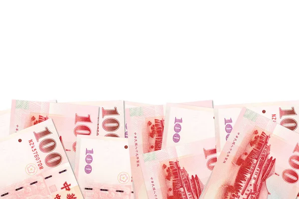 Some 100 Taiwan Dollar Bank Notes Copy Space — Stock Fotó