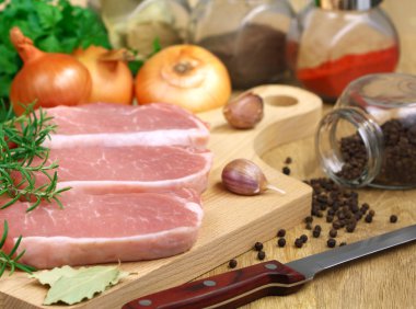 domuz eti kesme tahtası