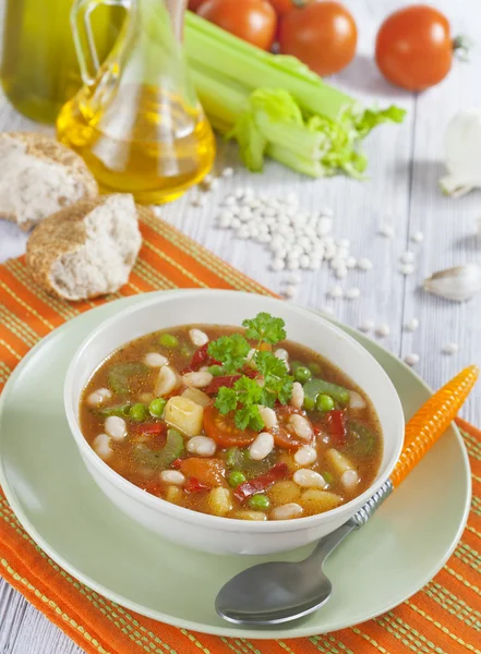 Minestrona — Fotografia de Stock