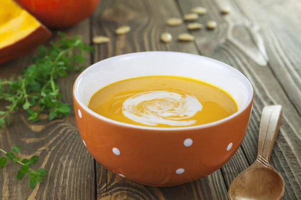 Sopa de calabaza — Foto de Stock