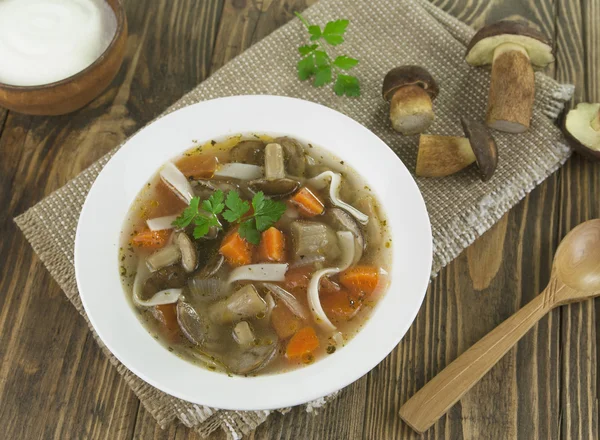 Mushroom soup — Stock Photo, Image