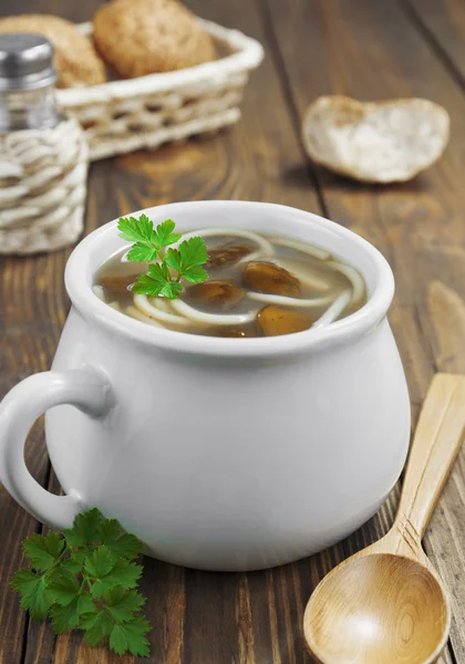 Mushroom soup — Stock Photo, Image