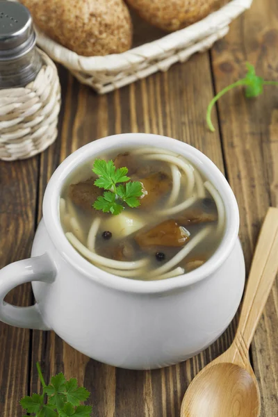 Sopa de cogumelos — Fotografia de Stock