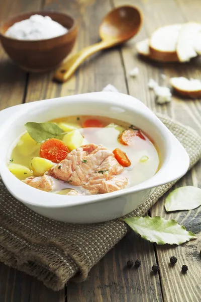 Salmon soup — Stock Image Salmon soup Stock Picture