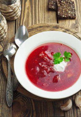 borsh. Rus geleneksel çanak