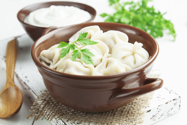 Пельмени с мясом
