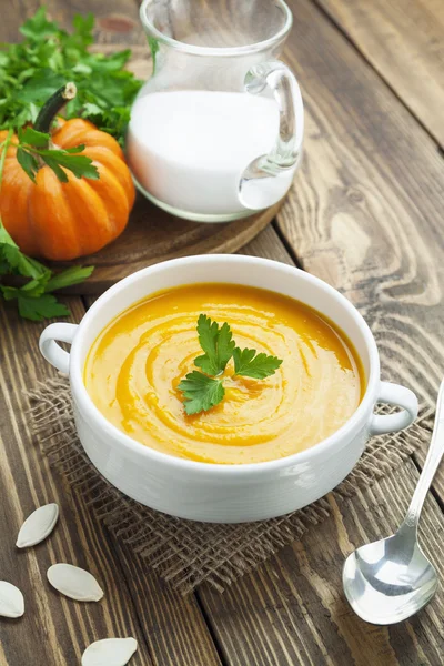 Sopa de calabaza — Foto de Stock