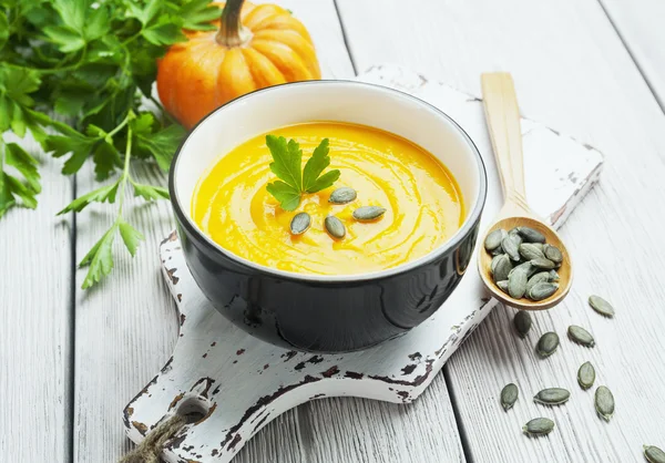 Sopa de calabaza — Foto de Stock