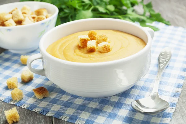 Red lentil soup — Stock Photo, Image