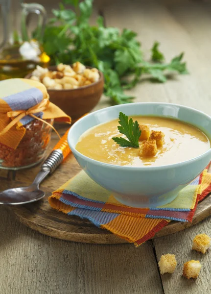 Red lentil soup — Stock Image Red lentil soup Stock Image