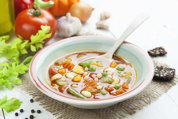 Minestrona — Fotografia de Stock