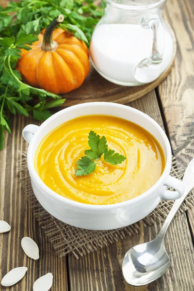 Sopa de calabaza — Foto de Stock