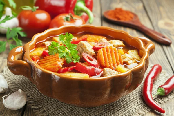 Hongaarse goulash — Stockfoto