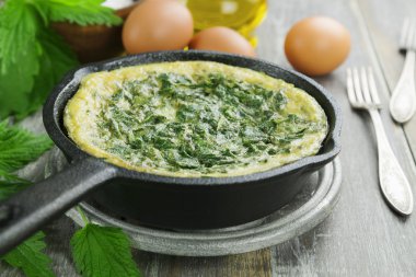 Nettles tavada omlet 