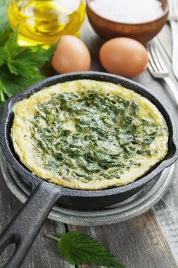 Nettles tavada omlet 