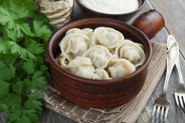 Dumplings à la viande — Photo