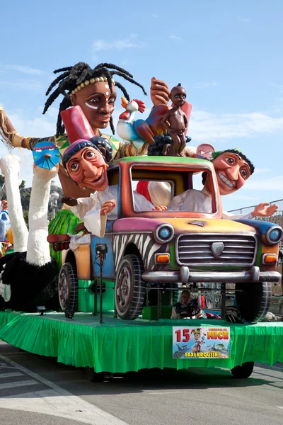 La procesión de carnaval en Niza, Francia —  Fotos de Stock