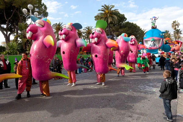 Carnaval coloré à Nice, France — Photo