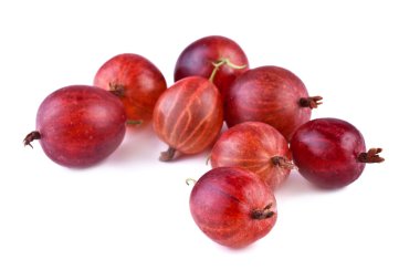 Beyaz arka planda Bektaşi üzümü