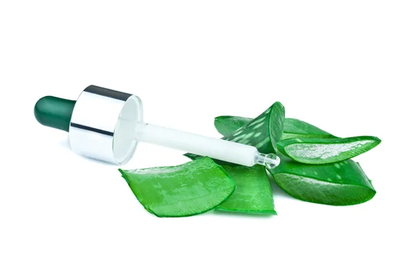 Aloe Vera natural plant extract. Skin care concept — Stock Photo, Image