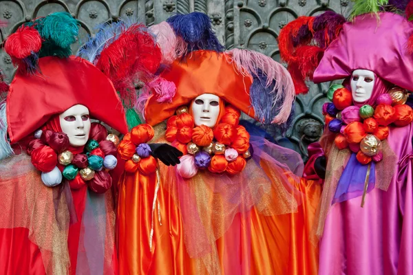 Karnaval Maskeleri, Venedik, İtalya — Stok fotoğraf