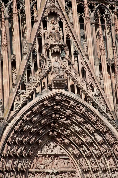 Cattedrale di Strasburgo in Alsazia, Francia — Foto Stock