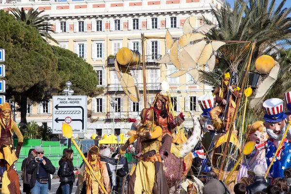 Carnaval de Niza en Riviera Francesa — Foto de Stock