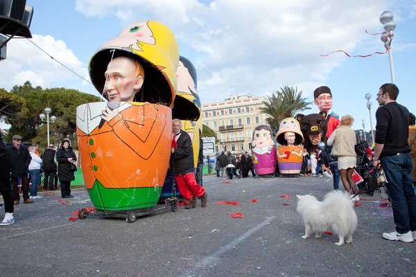 Karneval der schönen, französischen Riviera. — Stockfoto