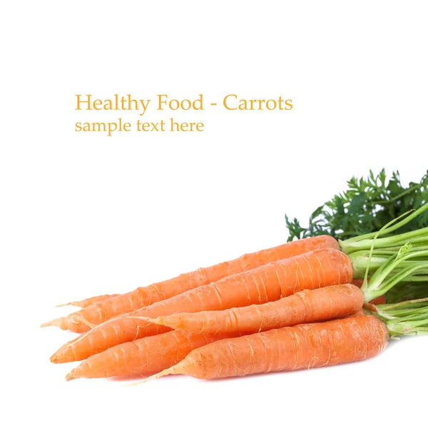 Zanahorias aisladas —  Fotos de Stock