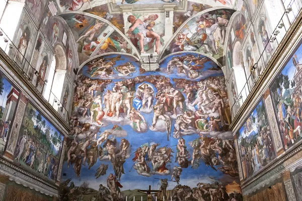 The Last Judgement, Sistine Chapel — Stock Photo, Image