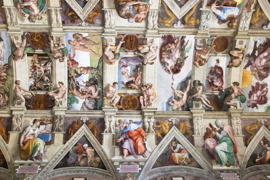 Sistine Chapel Ceiling Stock Editorial Photo