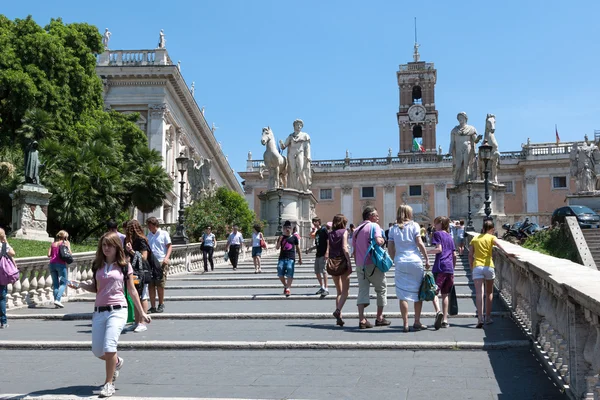 Cordonata kroki, Rzym, Włochy — Zdjęcie stockowe