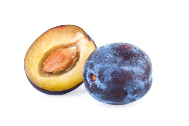 Beyaz arkaplandaki erikler