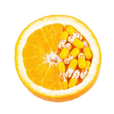 Turuncu meyve olarak c vitamini