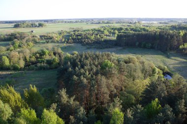 bir kara havadan görünümü